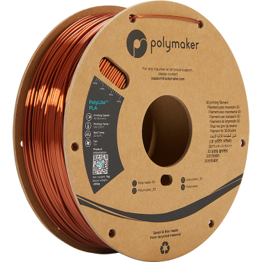Polymaker PolyLite PLA Silk - Bronze - 1.75mm - 1kg